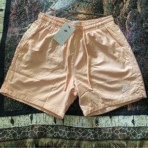 Nike Sportswear Pink Salmon Woven Flow Shorts Men’s SZ XL (DR5678-800)